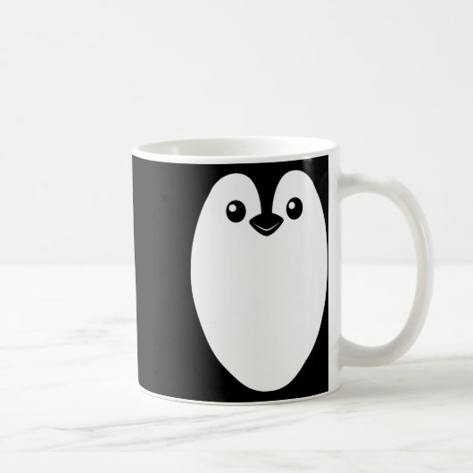ペンギンのハロウィン男性への衣装の女の子クールども コーヒーマグカップ (右)