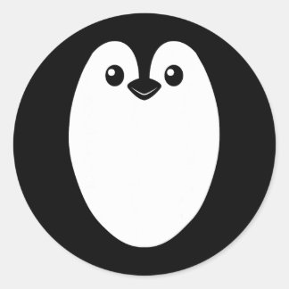 ペンギンのハロウィン男性への衣装の女の子クールども ラウンドシール