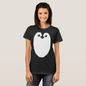 ペンギンのハロウィン男性への衣装の女の子クールども Tシャツ (正面フル)