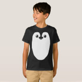 ペンギンのハロウィン男性への衣装の女の子クールども Tシャツ (正面フル)