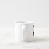 ペンギンのハートの子供のマグ エスプレッソカップ (裏面)