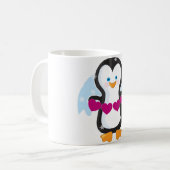 ペンギンのハート コーヒーマグカップ (正面左)