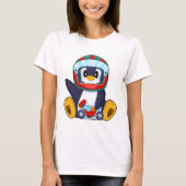 ペンギンのバイク Tシャツ (正面)