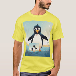「ペンギンのパワー:おもしろい用Tシャツ」 Tシャツ
