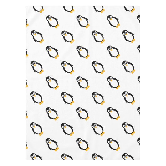 ペンギンのパーティー テーブルクロス (正面)