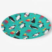 ペンギンのパーティー ペーパープレート (アングル)