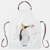 ペンギンのパーティー – 動物のパーティー エプロン (正面)