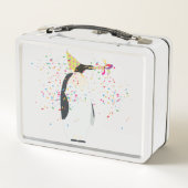 ペンギンのパーティー – 動物のパーティー メタルランチボックス (裏面)