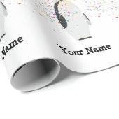 ペンギンのパーティー – 誕生日パーティーの動物の名前 ラッピングペーパー (ロールコーナー)