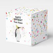 ペンギンのパーティー – 誕生日パーティーの動物 フェイバーボックス (正面サイド)