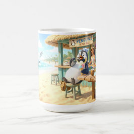 ペンギンのビーチバー コーヒーマグカップ