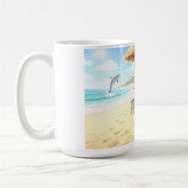 ペンギンのビーチバー コーヒーマグカップ
