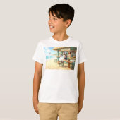 ペンギンのビーチバー Tシャツ (正面フル)