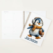 ペンギンのフットボール少年 冬 プランナー手帳 (ディスプレー)