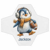ペンギンのフットボール 冬の子供服 サッカーボール (フラット)