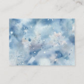 ペンギンのブックスベビーカード – Winter エンクロージャーカード (裏面)