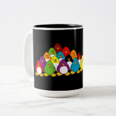 ペンギンのプール ツートーンマグカップ (正面左)