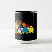 ペンギンのプール ツートーンマグカップ (中央)