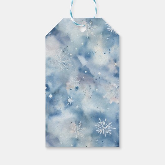 ペンギンのベイビーシャワーの感謝タグ ギフトタグ (裏面)