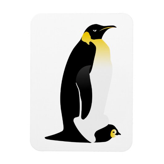 ペンギンのベビー マグネット (縦)