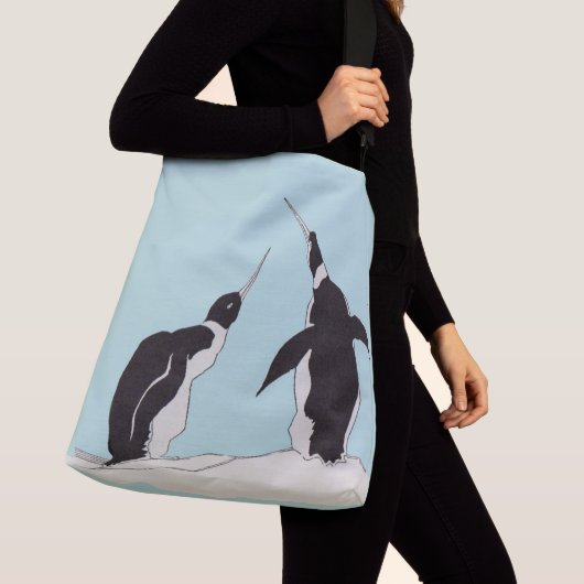 ペンギンのペア クロスボディバッグ (クローズアップ)