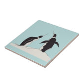 ペンギンのペア タイル (側面)