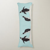 ペンギンのペア ボディピロー (正面縦)