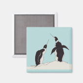 ペンギンのペア マグネット (正面/裏面)