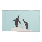 ペンギンのペア 枕カバー (裏面)