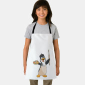 ペンギンのペイ絵を描ンとブラシ&カラー エプロン (インサイチュ)