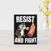 ペンギンのボクシング関税率表Ac カード (黄色い花)