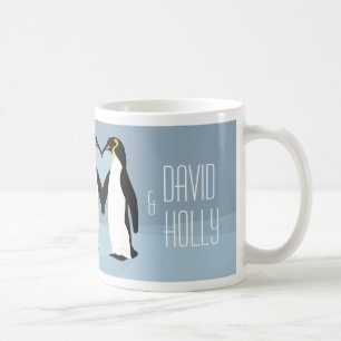 ペンギンのマグ-カップルのための完全な冬のマグ コーヒーマグカップ