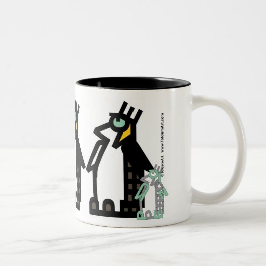 ペンギンのマグ ツートーンマグカップ (右)