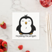 ペンギンのユーモアを口にしないで スタンダードカクテルナプキン (インサイチュ)