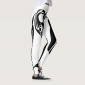 ペンギンのヨガのトレーニングのレギンスを個人化して下さい レギンス (右)