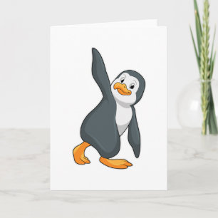 ペンギンのヨガストレッチ カード