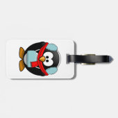 ペンギンのラゲッジタグをフリーズ ラゲッジタグ (裏面横)