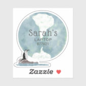 ペンギンのラップトップ シール (シート)