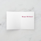 ペンギンの休日の挨拶状 シーズンカード (内部)