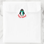 ペンギンの休日シール ラウンドシール (バッグ)