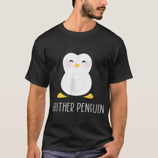 ペンギンの兄弟 - Sibling39S 面白い・アンプ・かわいい Tシャツ (正面)