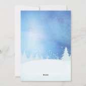 ペンギンの冬の挨拶 シーズンカード (裏面)