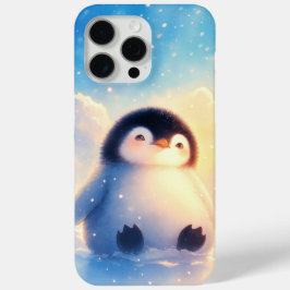 ペンギンの凍った始まり iPhone 15 PRO MAXケース