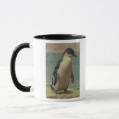 ペンギンの勉強 マグカップ (左)