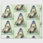 ペンギンの包装紙 ラッピングペーパー (フラット)