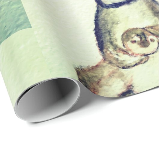 ペンギンの包装紙 ラッピングペーパー (ロールコーナー)