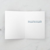 ペンギンの友達のクリスマスの挨拶状 シーズンカード (内部)