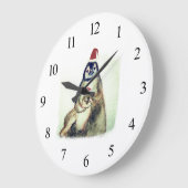ペンギンの壁時計 ラージ壁時計 (傾斜)
