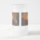 ペンギンの夕日 フロストグラスビールジョッキ (中央)