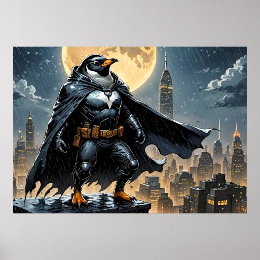 ペンギンの夜の保護具3 ポスター (正面)